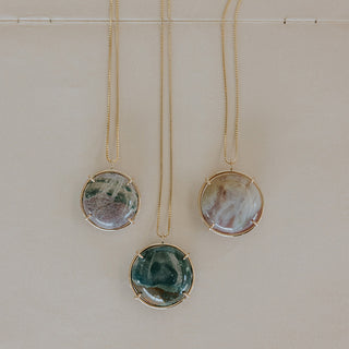 Crystal Ball Necklace - Agate