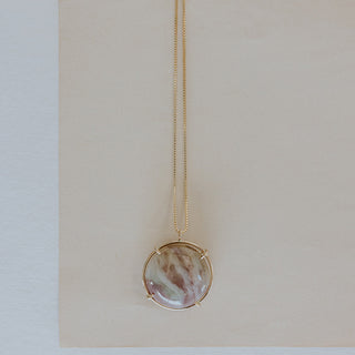 Crystal Ball Necklace - Agate