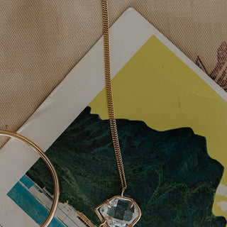 Prong Set Herkimer Necklace