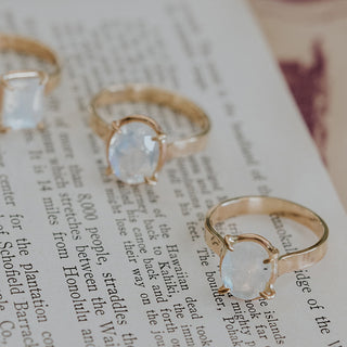 Moonstone Embrace Ring