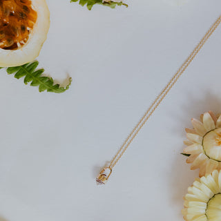 Bullet Charm Necklace - Herkimer