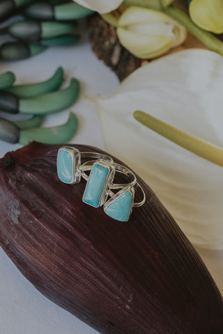 Tranquil Turquoise Rings