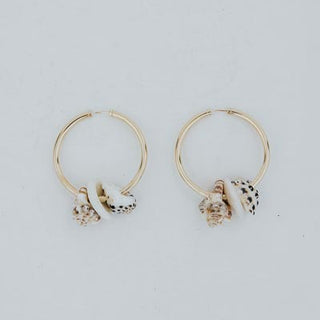 Bombucha Beach Shell Hoops