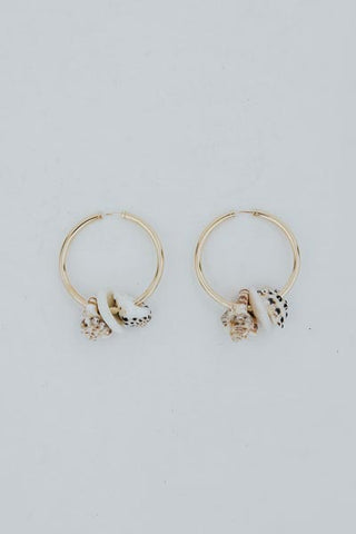 Bombucha Beach Shell Hoops