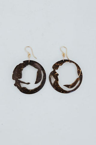Wings Hawaii Coconut Mermaid Earrings