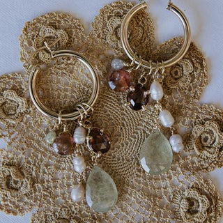 Multi Charm Hoops - Misty Mountain