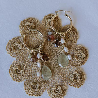 Multi Charm Hoops - Misty Mountain