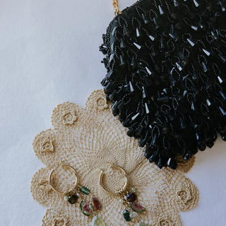 Beaded Black Betty Bag