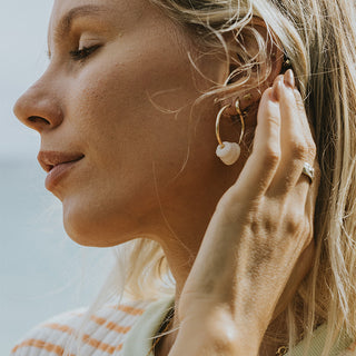 Extra Large Puka Hoop Earrings