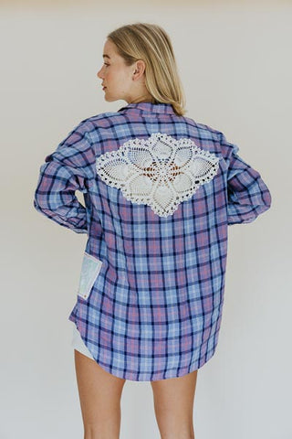 Vintage Boyfriend Flannel - K