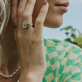 Mermaid Tail Signet Rings