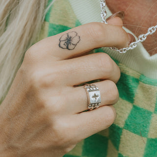 Mermaid Tail Signet Rings
