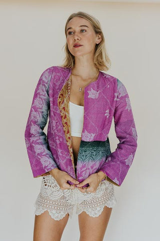 Vintage Kantha Jacket - Small