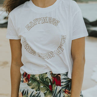 Happiness Crop Tee