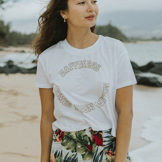 Happiness Crop Tee