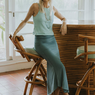 Teal Mermaid Skirt