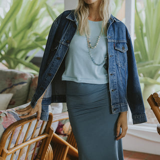 Teal Mermaid Skirt