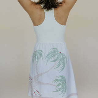 Tablecloth Dress - Flamingo Palms