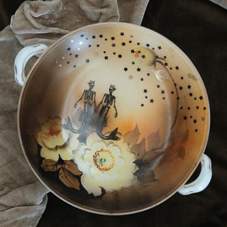 wings hawaii star crossed lovers jewelry dish with mermaid skeletons