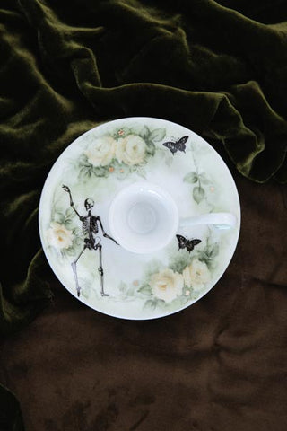 Skeleton Taper Candle Holder