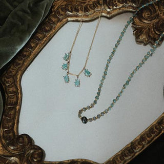 Blue Apatite Necklace