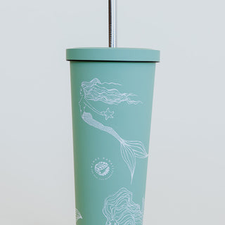 Mermaid Party Tumbler - Sage