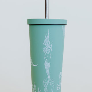 Mermaid Party Tumbler - Sage