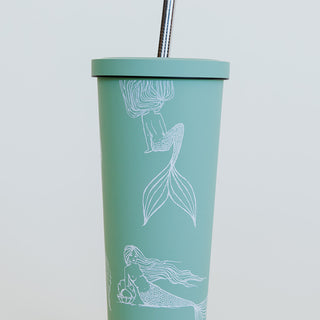 Mermaid Party Tumbler - Sage