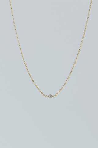 Diamond in the Rough Solitaire Necklace - Round