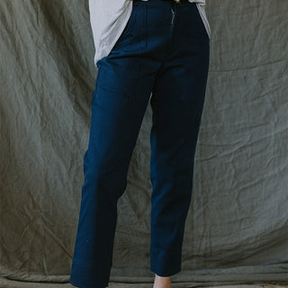 Retro Pocket Pants - Navy Twill