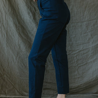 Retro Pocket Pants - Navy Twill