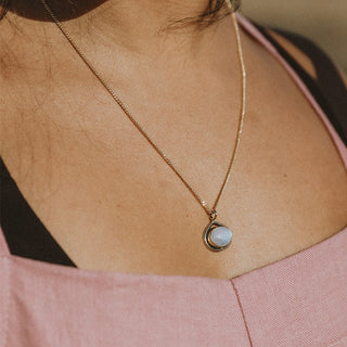 Evil Eye Necklace - Moonstone