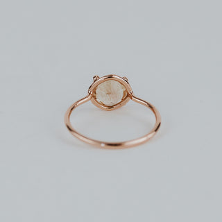 Sunstone Ring - 14k Rose Gold
