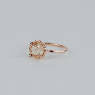 Sunstone Ring - 14k Rose Gold