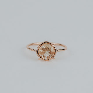 Sunstone Ring - 14k Rose Gold