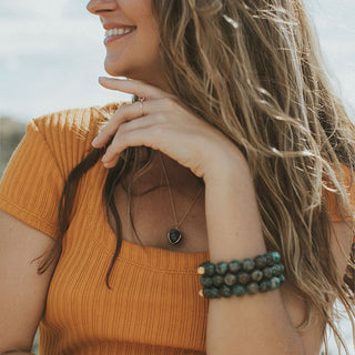 U Neck Cropped Tee - Marigold