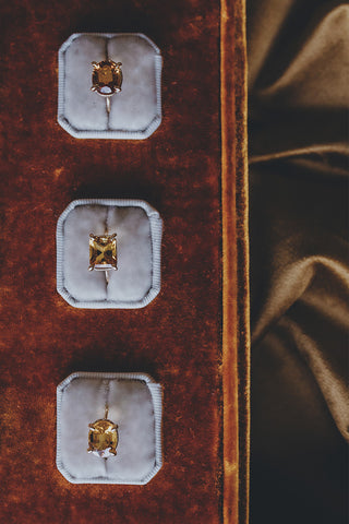 Prong Set Gemstone Ring - Citrine