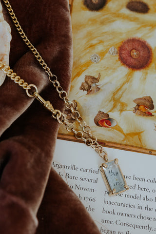 Wings Hawaii FOB Necklace - Bi-Color Aquamarine 