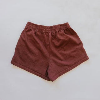 Wings Hawaii aloha shorts in brown - back 