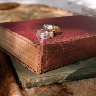 Fleur De Lis Band Rings