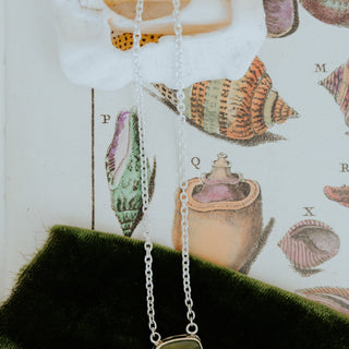 Vesuvianite Chain Necklace - 14k + SS