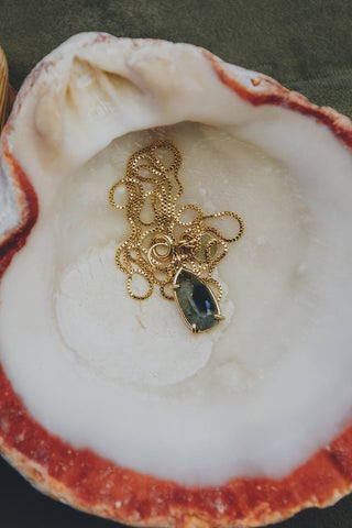 Gemstone Necklace - Aquamarine