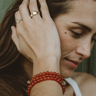 Stretchy Bracelet - Carnelian