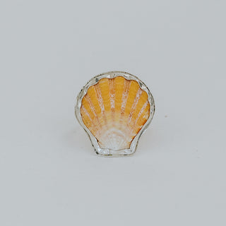 Hawaiian Sunrise Shell Sterling Silver Ring