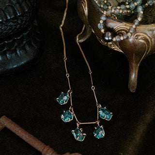 Blue Apatite Necklace