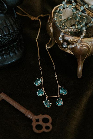 Blue Apatite Necklace