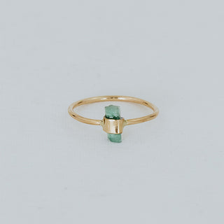 Banded Crystal Rings - Emerald