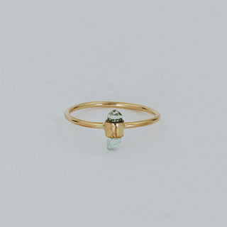 Banded Crystal Rings - Emerald