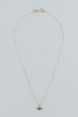 Wings Hawaii Banded Crystal Charm Necklaces imperial topaz 14k gold fill  thumbnail