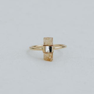 Banded Crystal Ring - Imperial Topaz